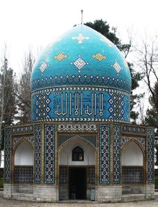 The Mausoleum of Attar in Nishapur, Iran. Attar had an immense and lasting influence on Persian poetry and Sufism. Photo: Wikipedia.