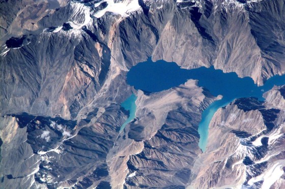 Lake Sarez in the Pamirs of Tajikistan