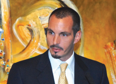 Prince Rahim Aga Khan delivering his commencement address for the Graduation Ceremony of the Institute of Ismaili Studies held at the Ismaili Centre in London in 2007.