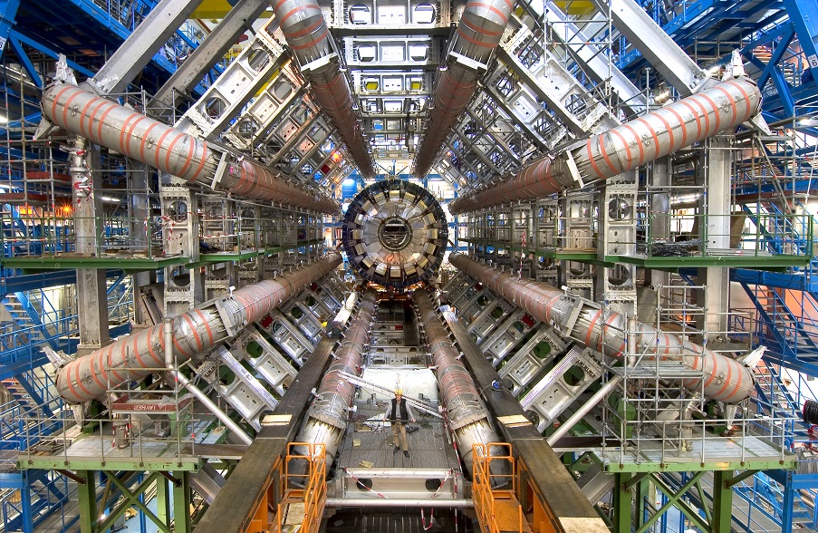 The Large Hadron Collider (LHC) is the world's largest and most powerful particle collider, the largest, most complex experimental facility ever built, and the largest single machine in the world. Published on the NASA website on February 25, 2008 as its image of the day. Image Credit & Copyright: Maximilien Brice, CERN