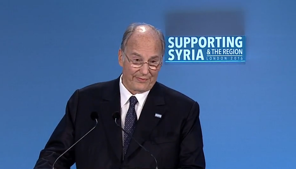 Aga Khan 2016 Support Syria Conference London