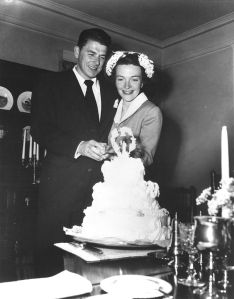 Newlyweds Ronald and Nancy Reagan, March 4, 1952. 