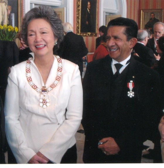 Veteran journalist Sultan Jesssa receiving Canada's Highest Honour