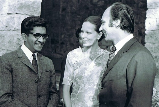 Sultan Jessa with Mawlana Hazar Imam and Begum Salimah