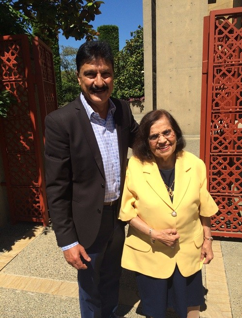 Mrs. Merchant with Nazim Rawji