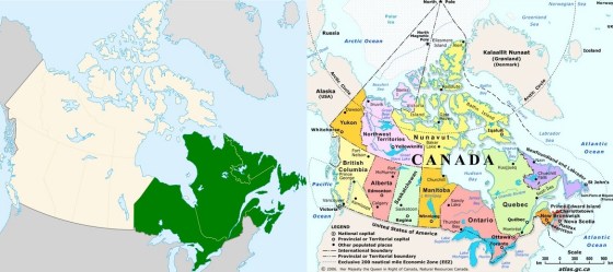 Eastern Canada Maps
