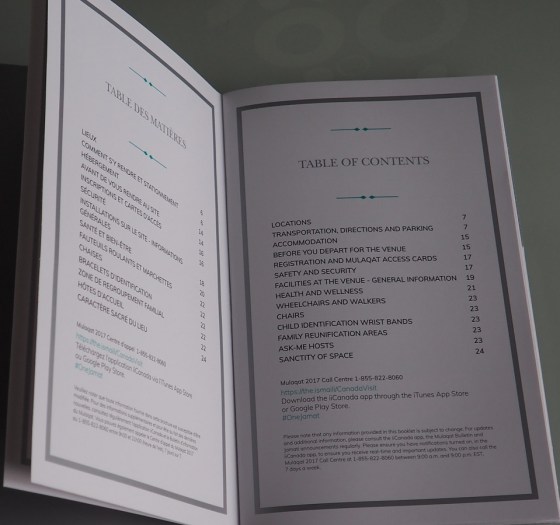 Mulaqat 2017 Canada Visit booklet