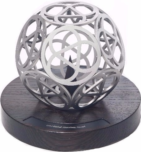 Karl Schlamminger Pluralism Award Sculpture, Simerg Insights from around the world, Artist