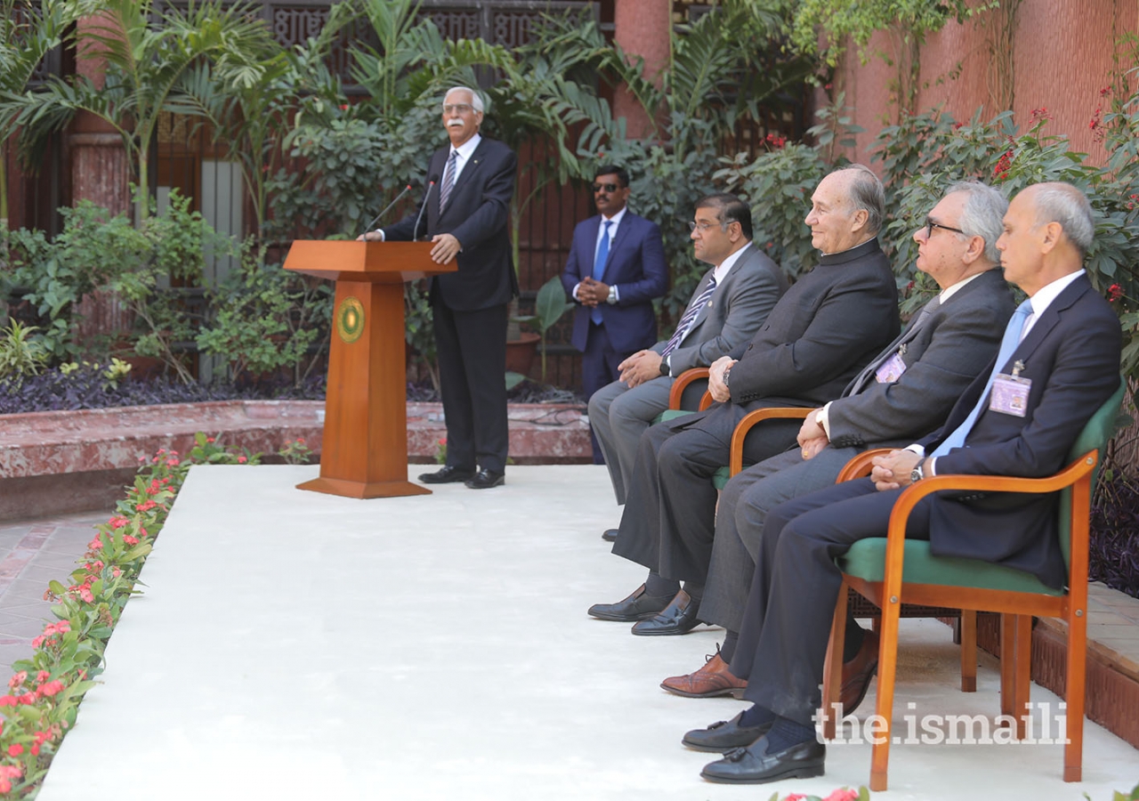 Firoz Rasul Aga Khan Visit CIME EVENT AKU Karachi