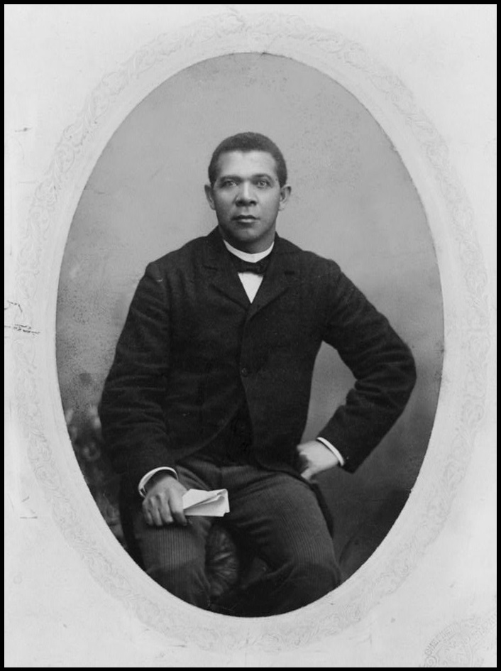 Booker T Washington, Library of Congress Photo, reproduced in Simerg