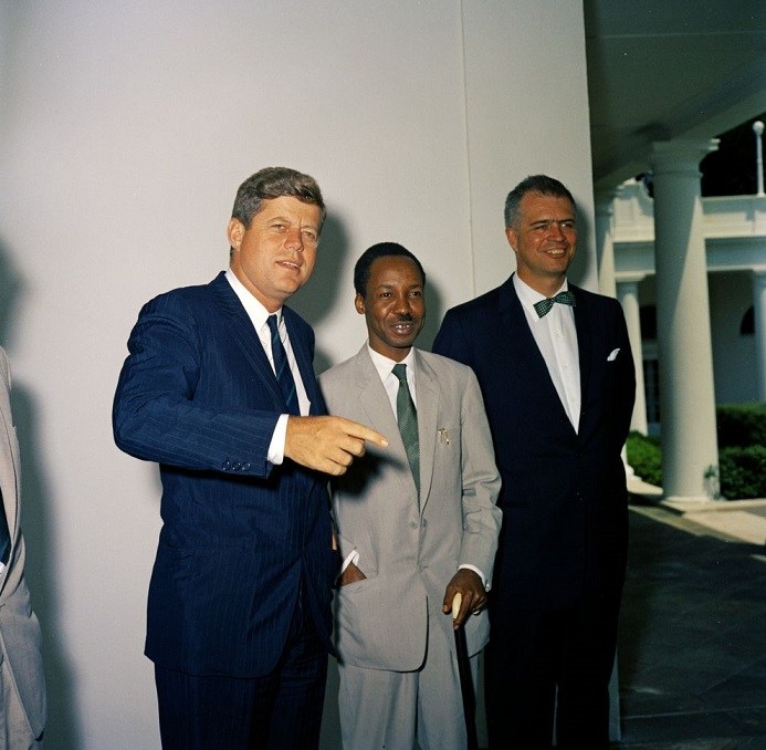 President Kennedy and Julius Nyerere