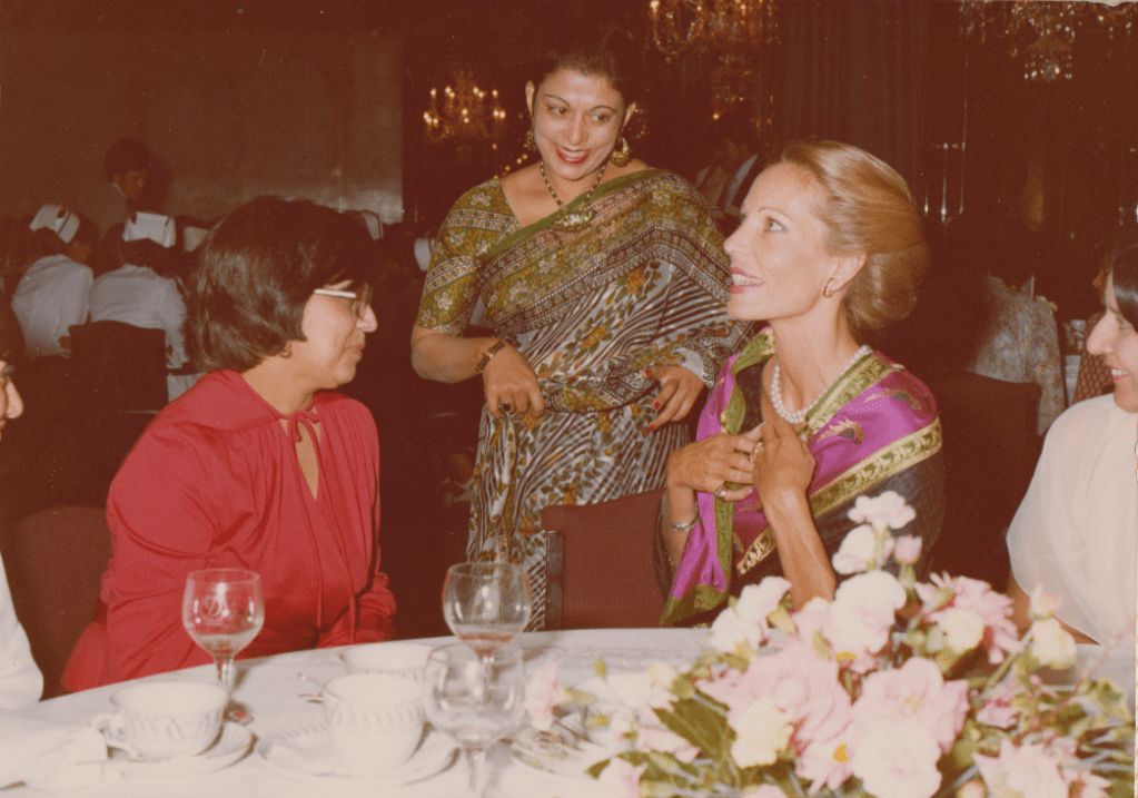 Maleksultan Merchant with Begum Salimah Aga Khan Simerg