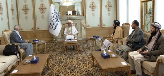Taliban Deputy Prime Minister -- Islamic Emirate of Afghanistan -- with Aga Khan Development Network representatives AKDN Simerg Malik Merchant