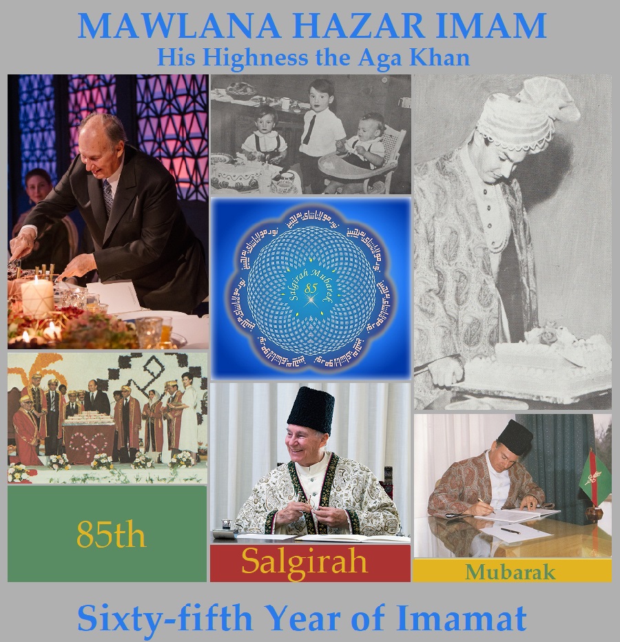 Aga Khan 85th birthday Salgirah of Mawlana Hazar Imam, Simer