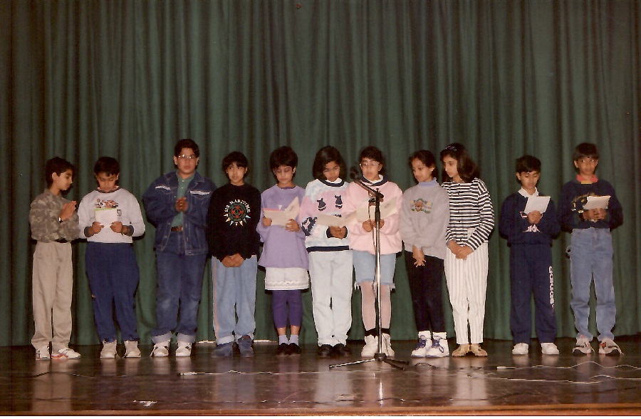 BUI students at Mr and Mrs Merchant retirement party