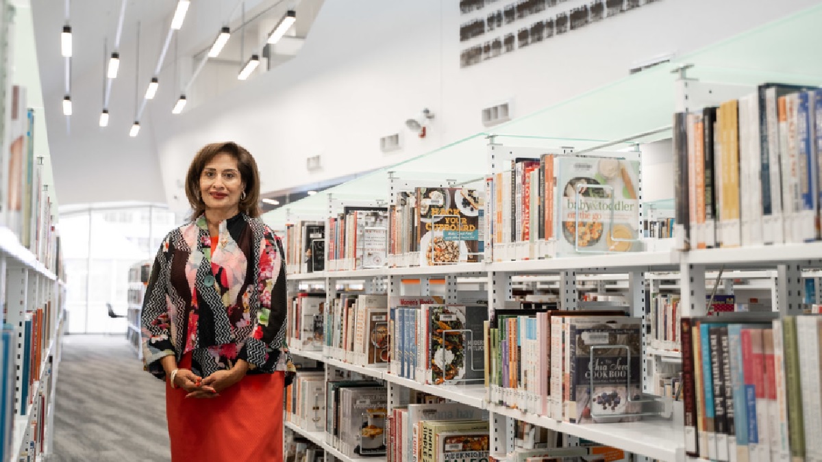 Lieutenant Governor Lakhani tours new Stanley A. Milner Downtown Branch of the Edmonton Public Library