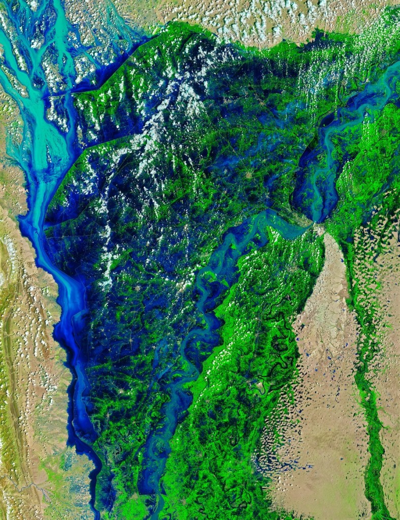 The Floods in Pakistan Satellite Images from NASA