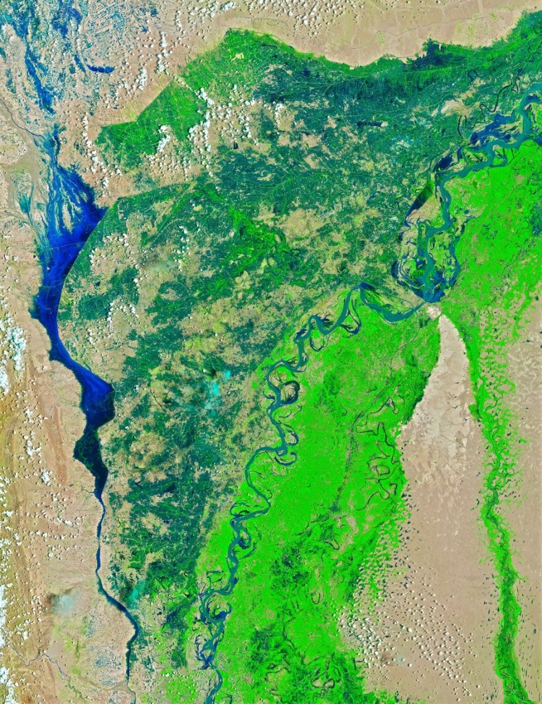 The Floods in Pakistan Satellite Images from NASA
