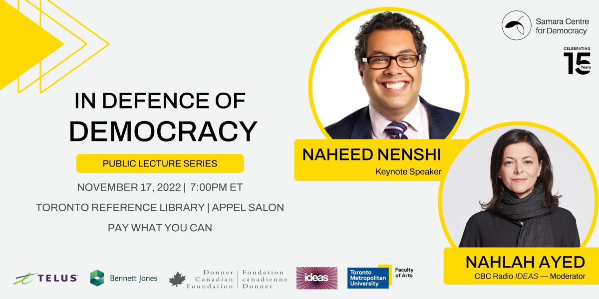 Calgary’s Former Mayor Naheed Nenshi on CBC Radio’s IDEAS Program ...