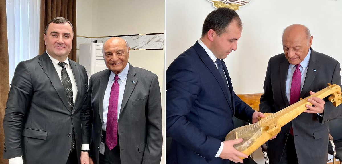 Shams Kassim Lakha with Governor of GBAO and Mayor of Khorog