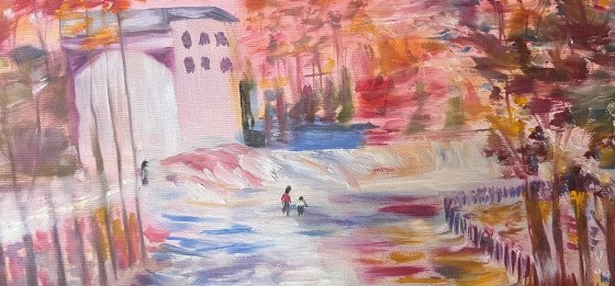 Paintings by Perviz Dhanani of Houston, Texa