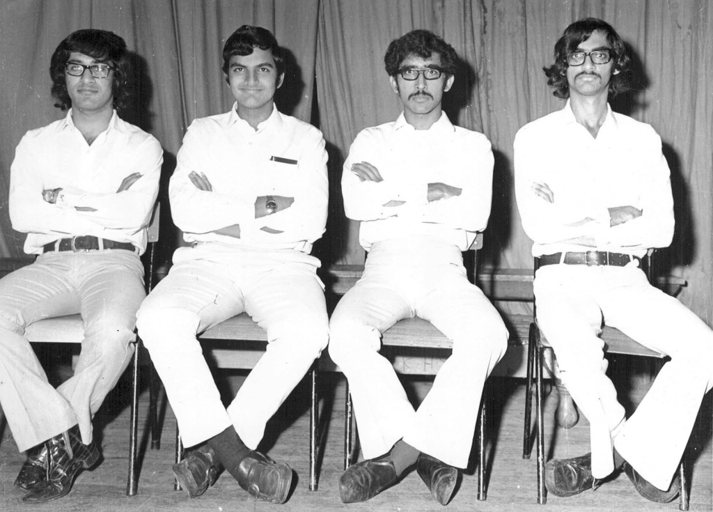 Karim H Karim and Aga Khan High School Nairobi students