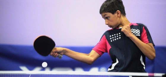 Californian Ismaili table tennis player Kef Noorani