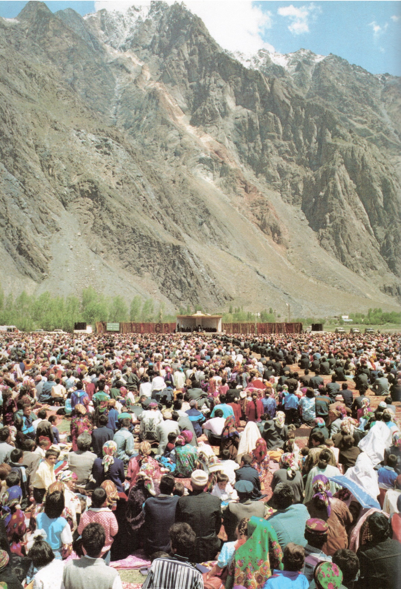 Ismaili Imam Aga Khan in Central Asia 1995