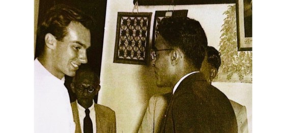 Aga Khan with Sadrudin Hassam