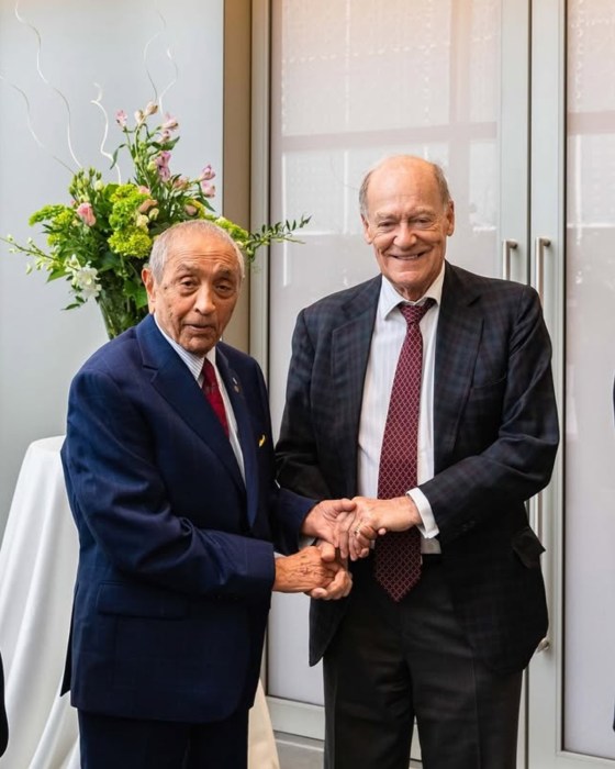 Prince Amyn Aga Khan and Pyarali Nanji