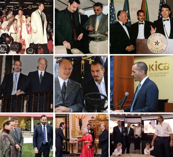 Story of Prince Rahim Aga Khan in pictores